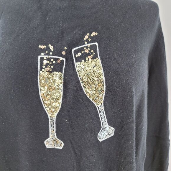 Lane bryant sequined champagne sweater - Picture 4 of 7